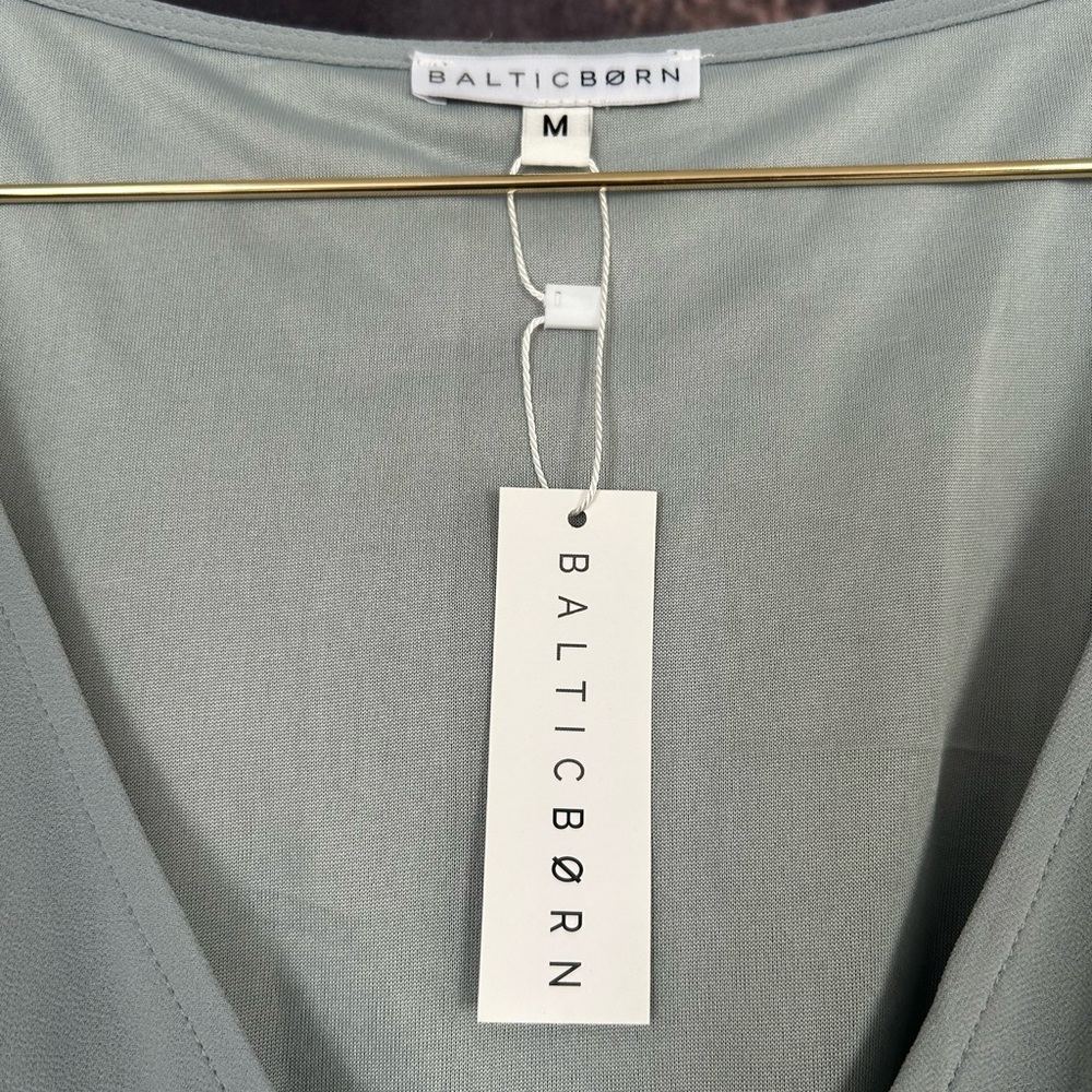 Baltic Born NWT light dusty blue wrap dress